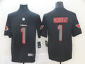 Men's Arizona Cardinals #1 Kyler Murray Black Team Game Jerseys