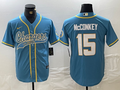 Men's Los Angeles Chargers Ladd McConkey #15 Powder Blue Game Jerseys