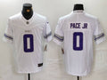 Men's Minnesota Vikings Ivan Pace Jr #0 White Alternate Vapor F.U.S.E. Elite Player Jerseys