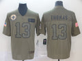 Men's New Orleans Saints Michael Thomas #13 Brown Game Jerseys