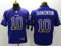 Men's Minnesota Vikings Fran Tarkenton #10 Purple Game Jerseys
