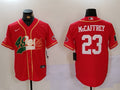 Men's San Francisco 49ers Christian McCaffrey #23 Scarlet Game Jerseys