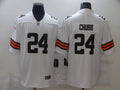Men's Cleveland Browns Nick Chubb #24 White Player Game Jerseys