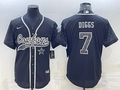 Men's Dallas Cowboys Trevon Diggs #7 Black RFLCTV Limited Jerseys Joint Edition
