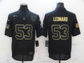 Men's Indianapolis Colts Darius Leonard #53 Black Game Jerseys