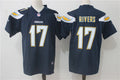 Men's Los Angeles Chargers Philip Rivers #17 Navy Game Jerseys
