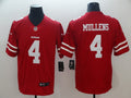 Men's San Francisco 49ers Nick Mullens #4 Red Game Jerseys