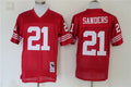 Men's San Francisco 49ers Deion Sanders Mitchell & Ness Scarlet Legacy Replica Player Jerseys
