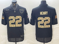 Men's Baltimore Ravens Derrick Henry #22 Black Player Game Jerseys