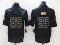 Men's Houston Texans J.J. Watt #99 Black Game Player Jerseys