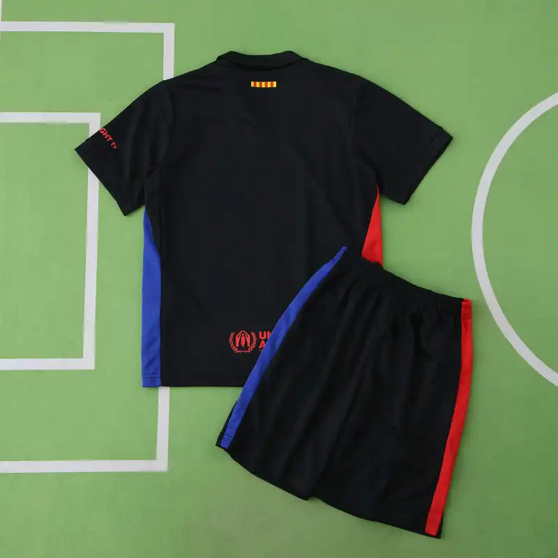 Barcelona Away Travis Scott 24/25 Season Kids Kit