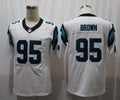 Men's Carolina Panthers Derrick Brown #95 White Player Game Jerseys