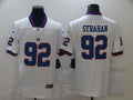 Men's New York Giants Michael Strahan #92 White Game Jerseys