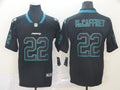 Men's Carolina Panthers Christian McCaffrey #22 Black Game Player Jerseys
