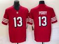 Men's San Francisco 49ers Brock Purdy #13 Red Game Player Jerseys