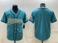 Men's Jacksonville Jaguars Teal Blank Jerseys