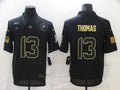 Men's New Orleans Saints #13 Michael Thomas Black Player Game Jerseys