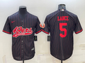 Men's San Francisco 49ers Trey Lance #5 Black Player Jerseys Joint Edition