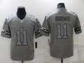 Men's Philadelphia Eagles A.J. Brown #11 Gray Game Jerseys