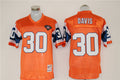 Men's Denver Broncos Terrell Davis Mitchell & Ness Orange Legacy Replica Jerseys