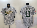 Men's Green Bay Packers Jayden Reed #11 Arctic Camo Salute to Service Limited Jerseys