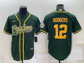 Men's Green Bay Packers Aaron Rodgers #12 Green Player Jerseys Joint Edition