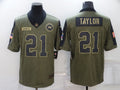 Men's Washington Commanders Sean Taylor #21 Brown Player Game Jerseys