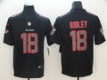 Men's Atlanta Falcons Calvin Ridley #18 Black Game Player Jerseys