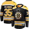 Men's Boston Bruins Linus Ullmark #35 Black Replica Player Jerseys