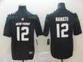 Men's New York Jets Joe Namath Black Game Jerseys