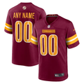 Custom Washington Commanders Burgundy Game Player Jerseys