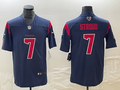 Men's Houston Texans C.J. Stroud #7 Navy Alternate Game Jerseys