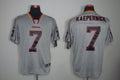 Men's San Francisco 49ers Colin Kaepernick #7 Gray Game Jerseys