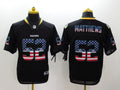Men's Green Bay Packers Clay Matthews #52 Black Game Jerseys