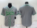 Men's Philadelphia Eagles Gray Blank Jerseys