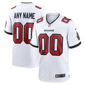Custom Tampa Bay Buccaneers White Game Jerseys