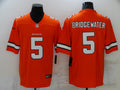 Men's Denver Broncos Teddy Bridgewater #5 Orange Game Player Jerseys