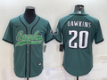 Men's Philadelphia Eagles Brian Dawkins #20 Midnight Green Game Jerseys Joint Edition