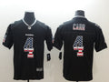 Men's Las Vegas Raiders Derek Carr #4 Black Alternate Game Jerseys