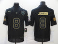 Men's Baltimore Ravens #8 Lamar Jackson Black Game Player Jerseys