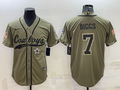 Men's Dallas Cowboys Trevon Diggs #7 Olive 2022 Salute To Service Limited Jerseys Joint Edition