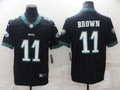 Men's Philadelphia Eagles A.J. Brown #11 Black Game Jerseys