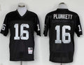 Men's Oakland Raiders Jim Plunkett Mitchell & Ness Black Legacy Replica Jerseys
