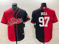 Men's San Francisco 49ers Nick Bosa #97 Red/Black Game Player Jerseys Joint Edition