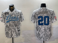 Men's Detroit Lions Barry Sanders #20 Arctic Camo 2024 Salute to Service Limited Jerseys