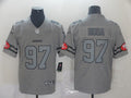Men's San Francisco 49ers Nick Bosa #97 Gray Game Jerseys