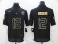Men's Green Bay Packers Aaron Rodgers #12 Black Game Player Jerseys
