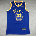 Men's Golden State Warriors Stephen Curry Blue 2020/21 Jerseys - Classic Edition