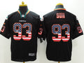 Men's Miami Dolphins Ndamukong Suh #93 Black Game Jerseys