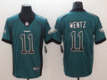 Men's Philadelphia Eagles Carson Wentz #11 Midnight Green Game Player Jerseys